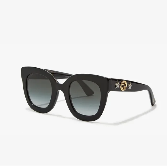Gucci | Accessories | Gucci Grey Butterfly Ladies Sunglasses  display picture 2